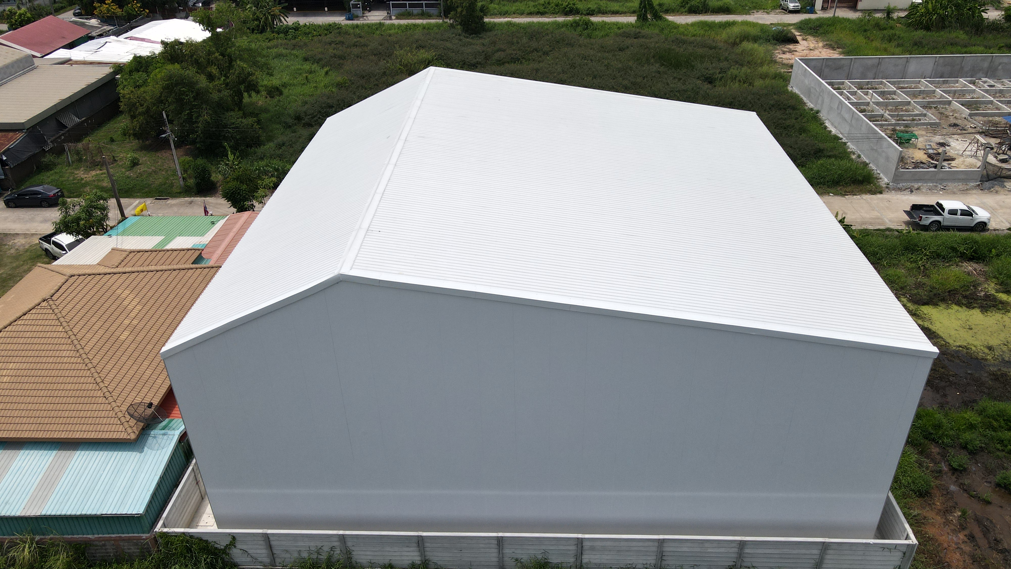 ภาพบรรยากาศอาคารช่วงแสงเย็น