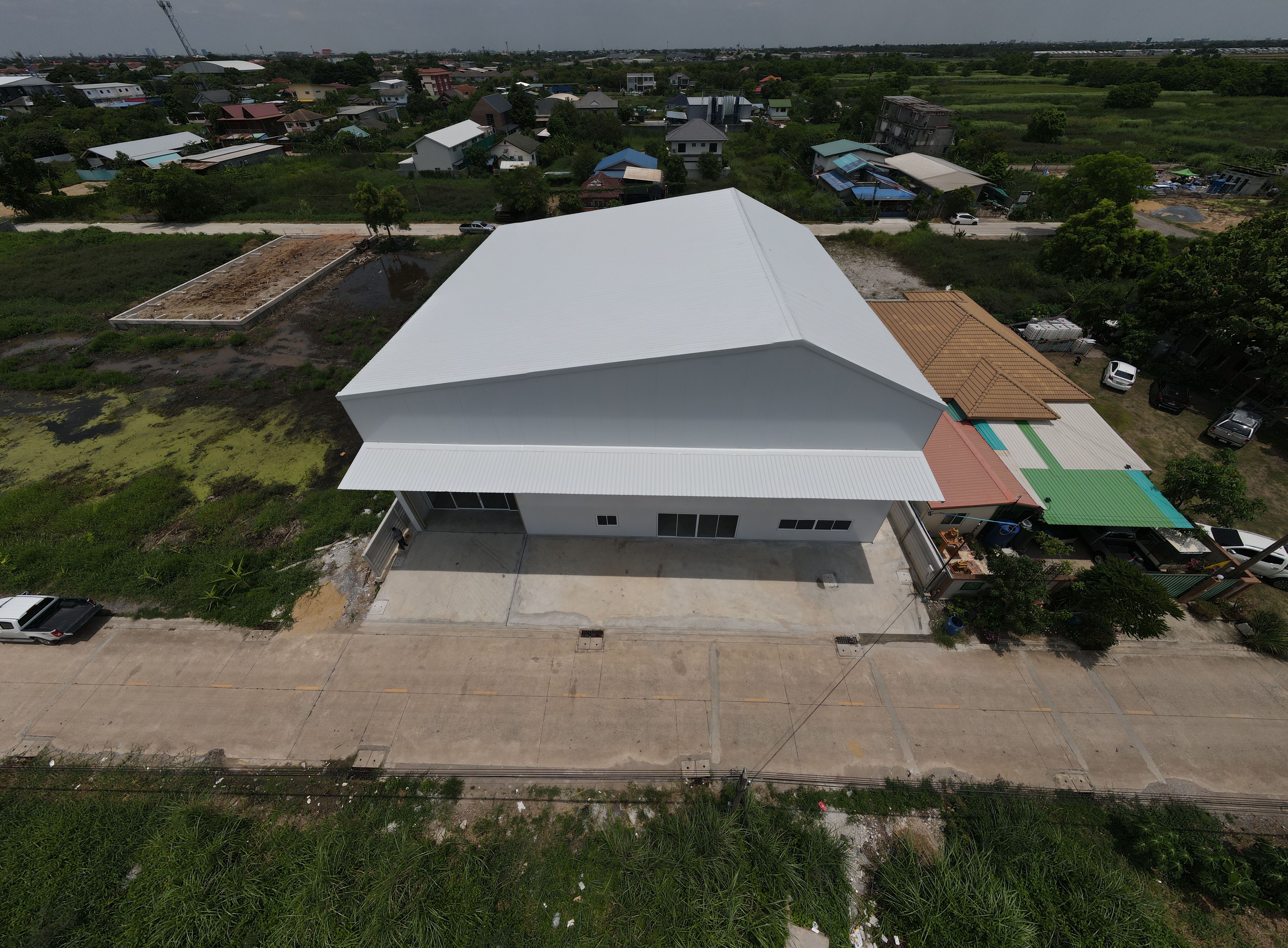 ภาพบรรยากาศอาคารช่วงแสงเย็น