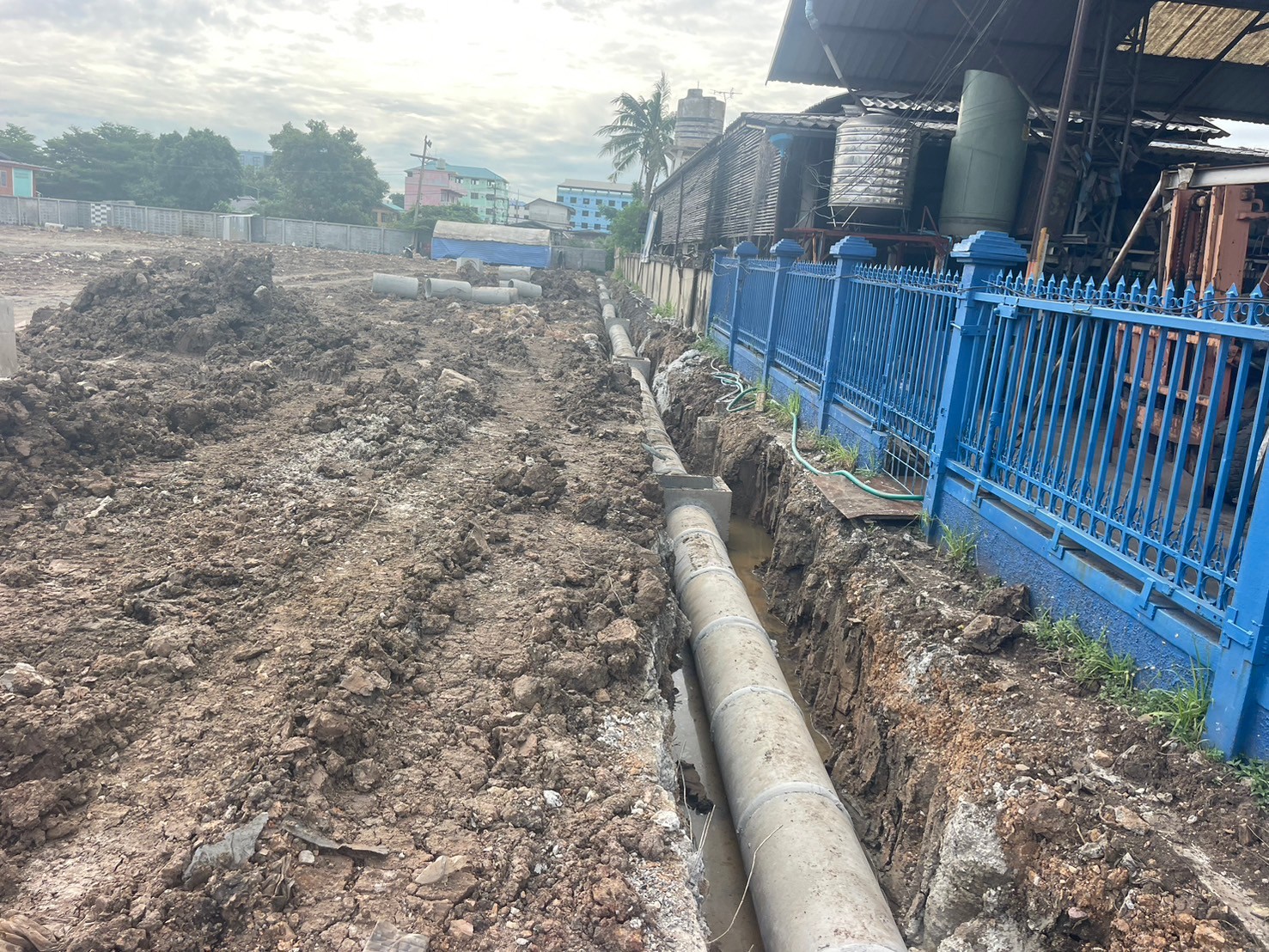 Conceptual Layout โกดัง 20x40 เมตร พร้อมสำนักงาน