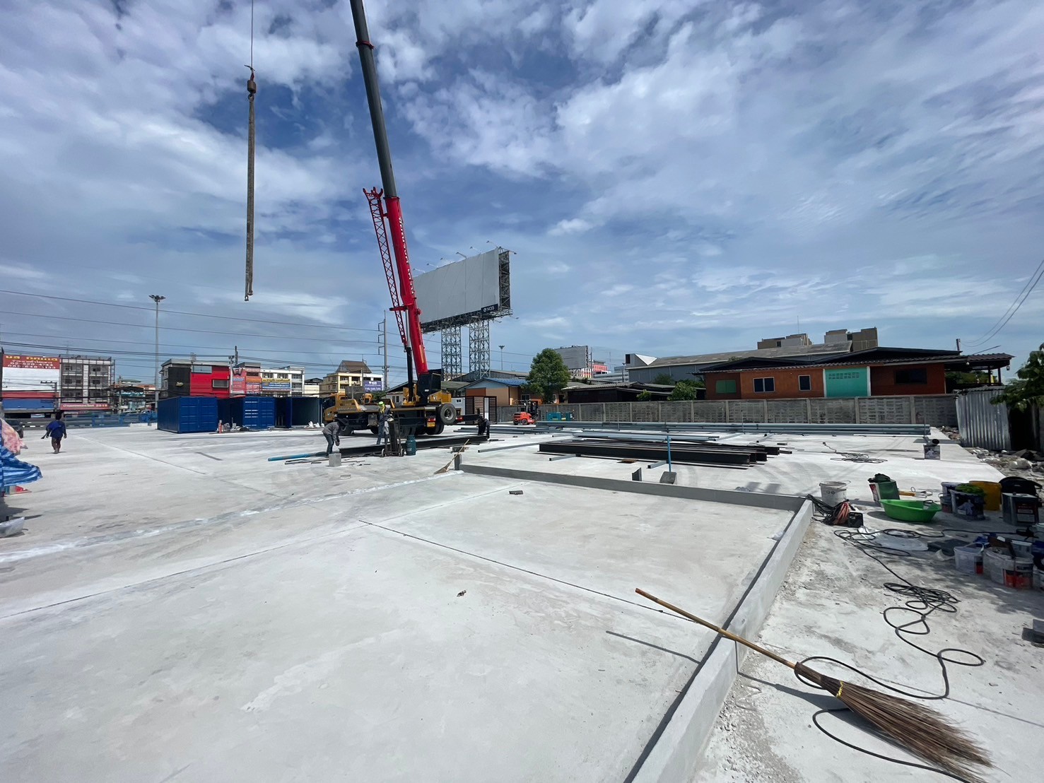 Conceptual Layout โกดัง 20x40 เมตร พร้อมสำนักงาน