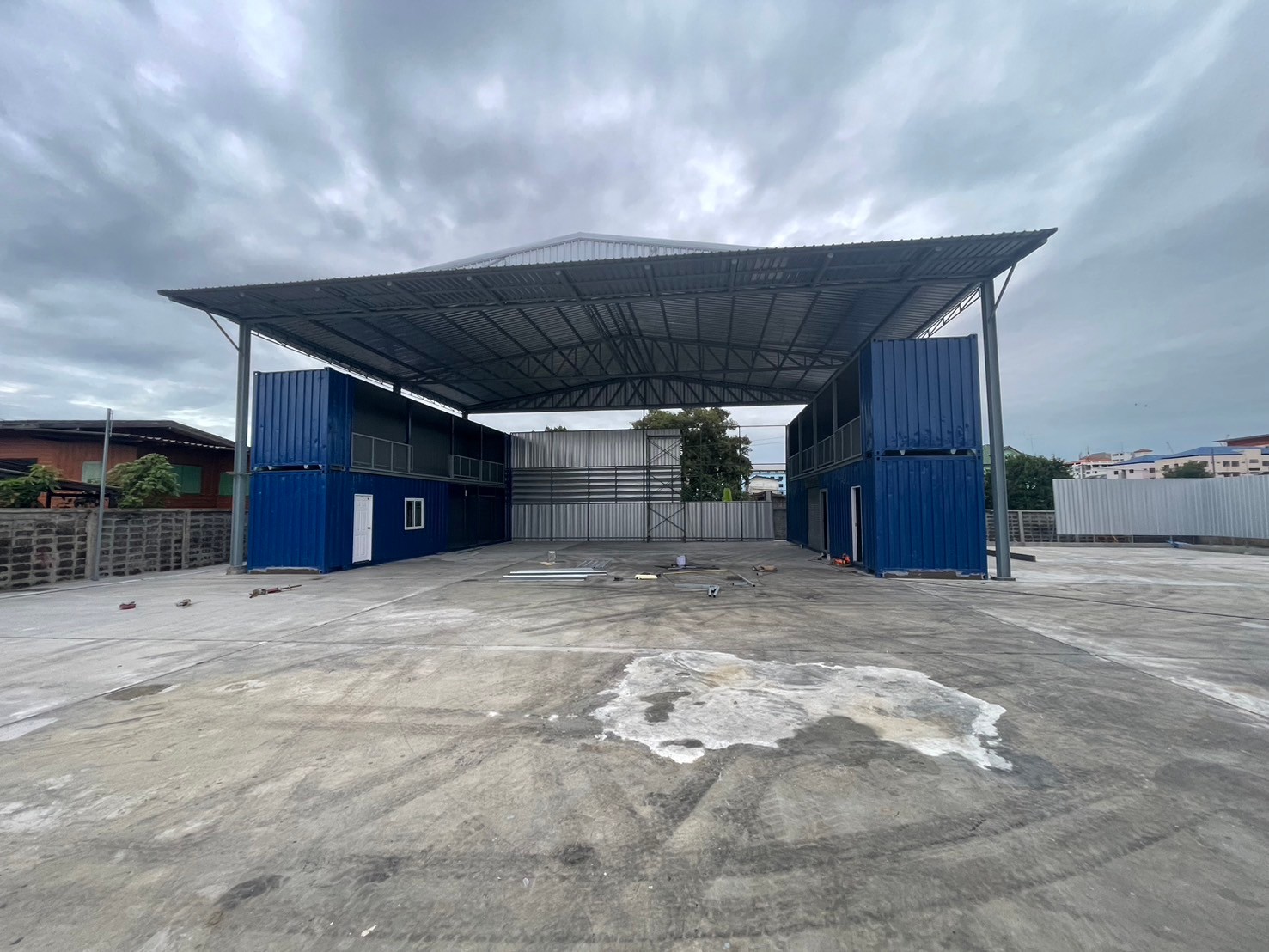 Conceptual Layout โกดัง 20x40 เมตร พร้อมสำนักงาน