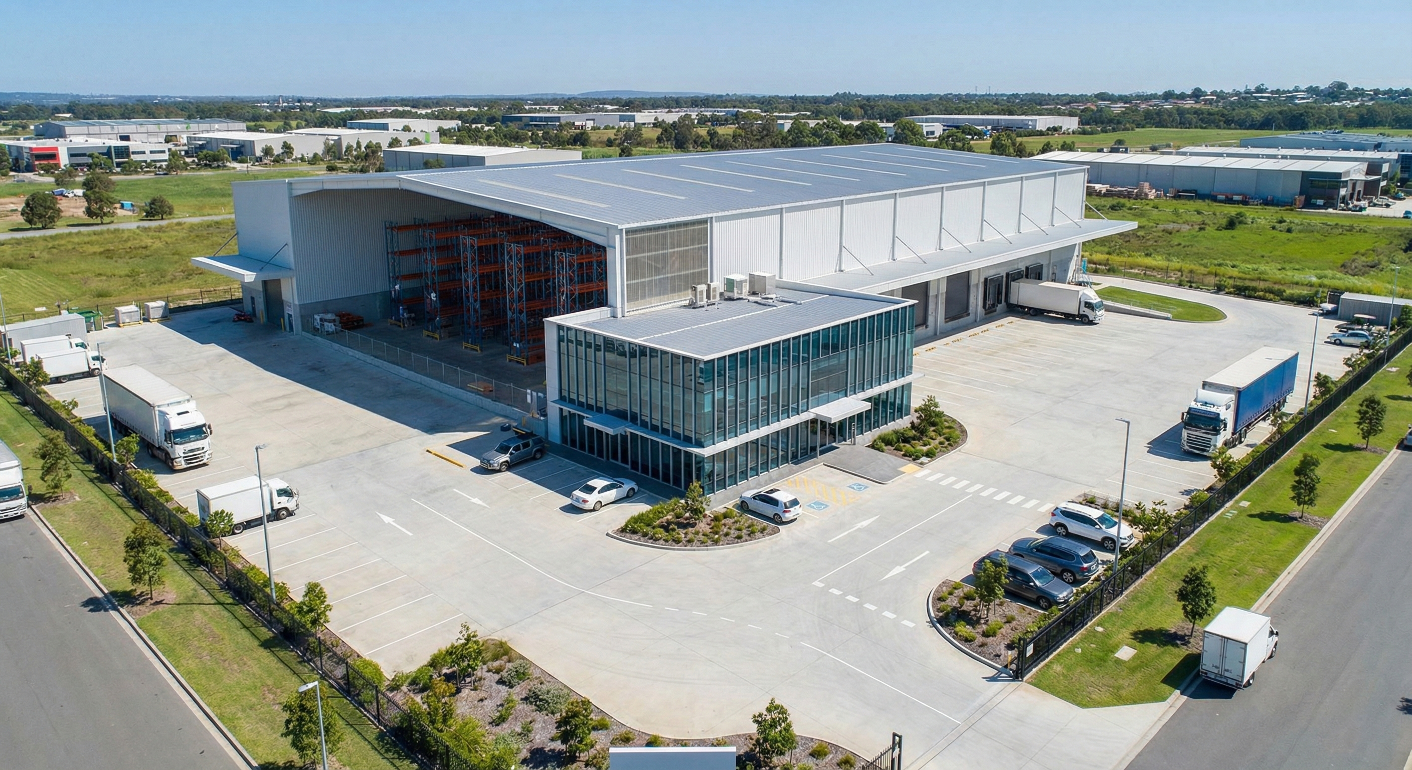 Conceptual Layout Warehouse 20x40 with front office