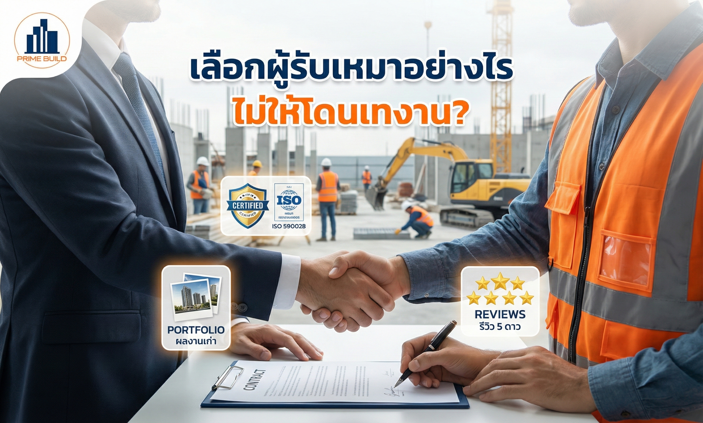 e-Book #3 เลือกผู้รับเหมาอย่างไร ไม่ให้โดนเทงาน?