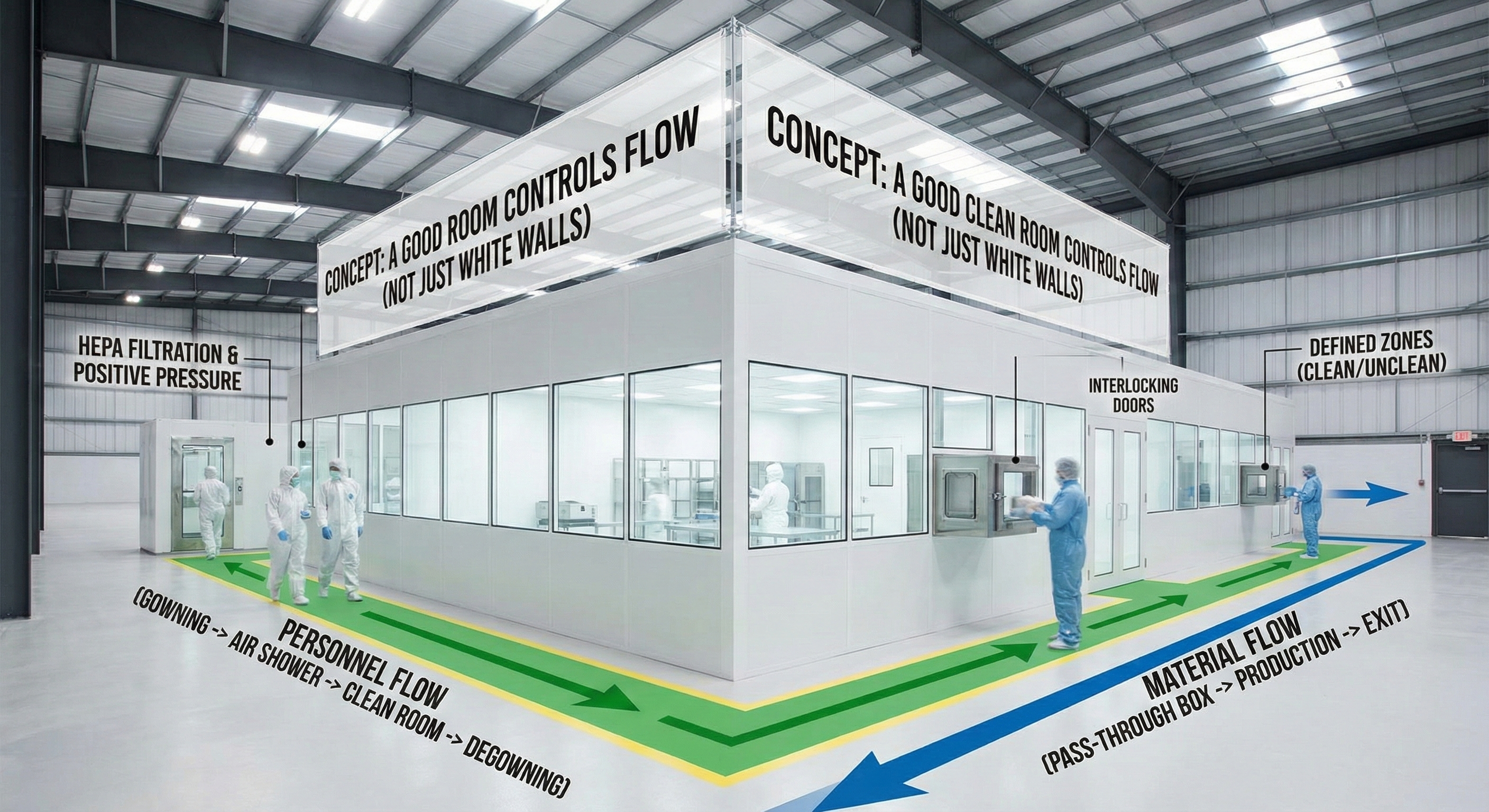 Clean Room และกระบวนการผลิต