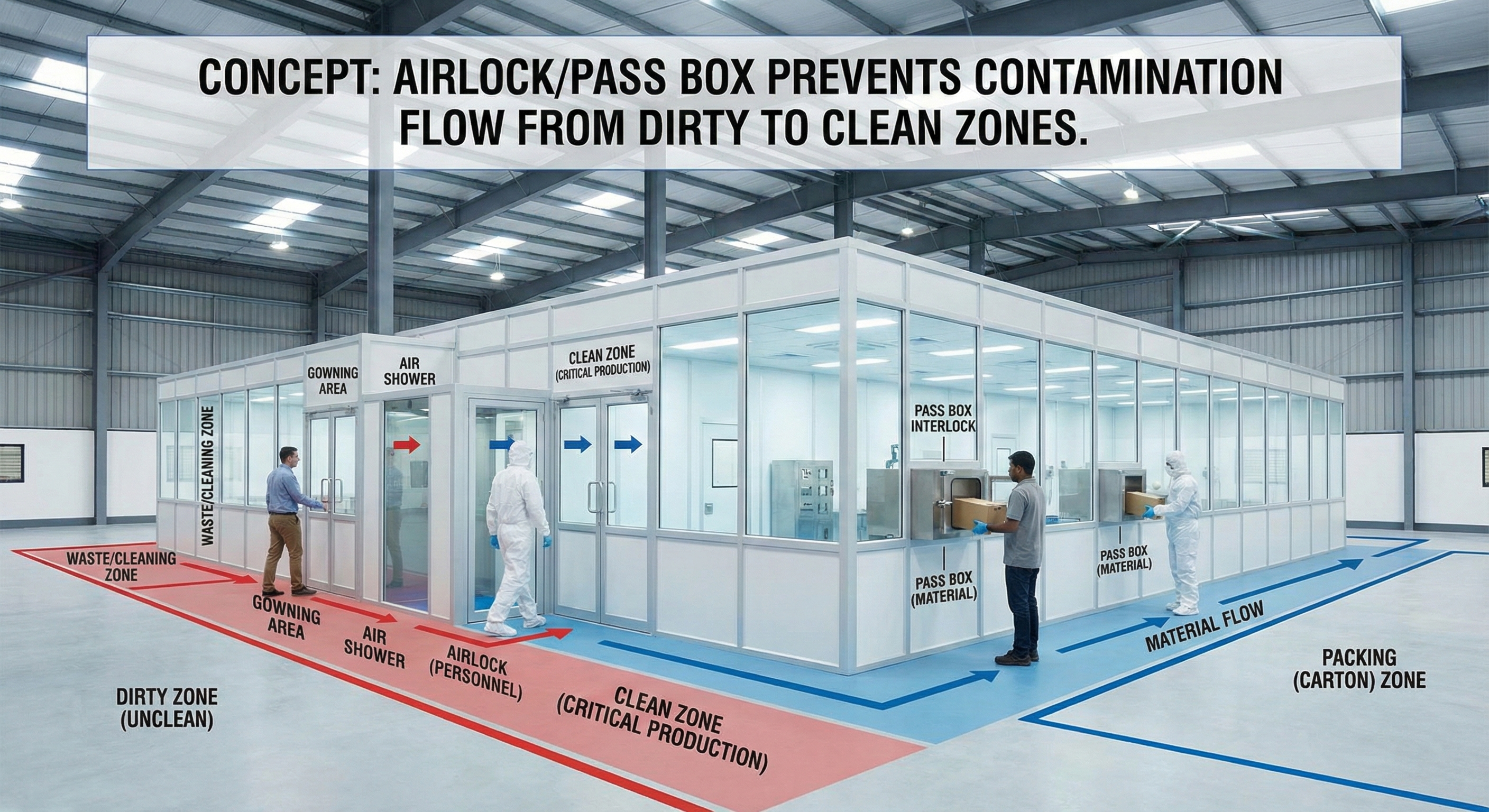 Airlock และการแยกโซน