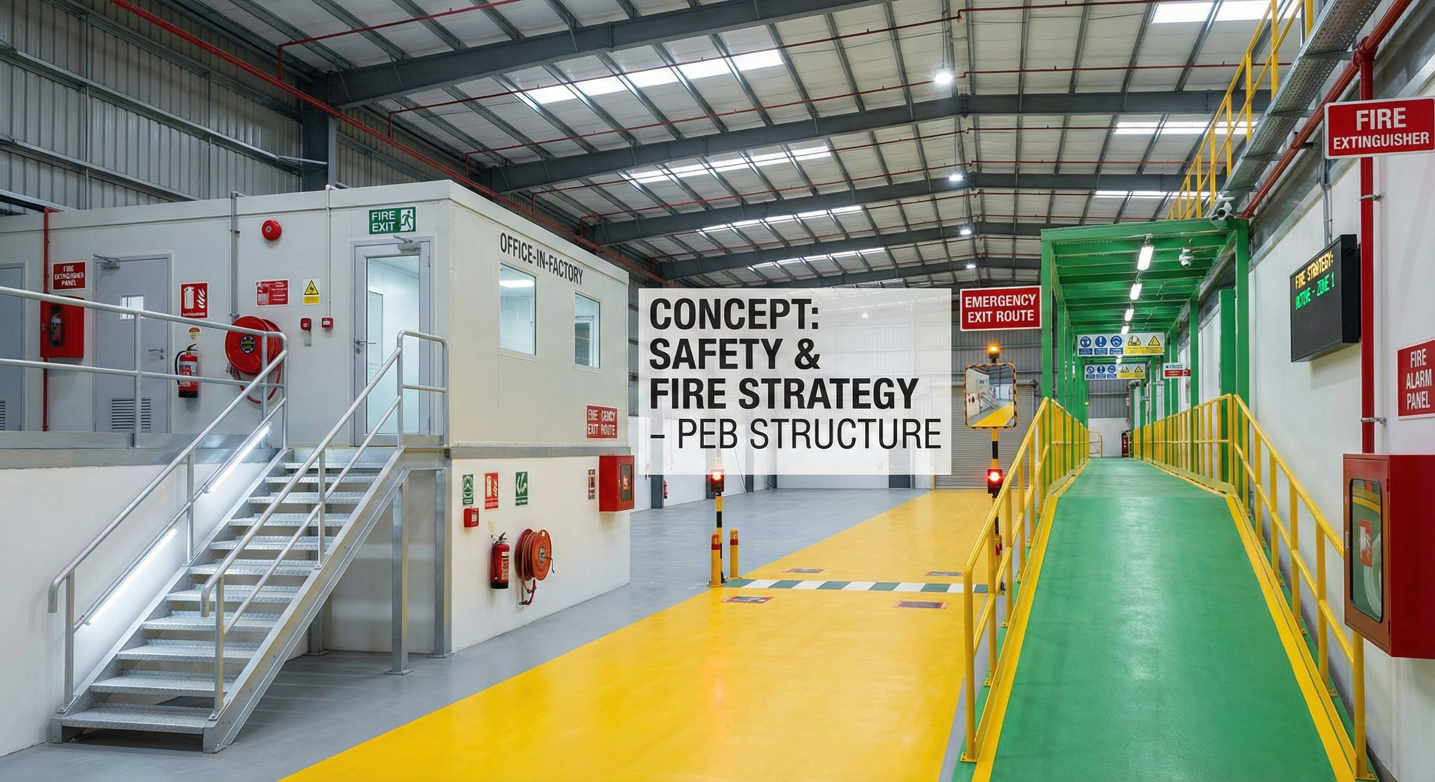 แนวคิดการแยกทางคนและรถยกในโรงงาน