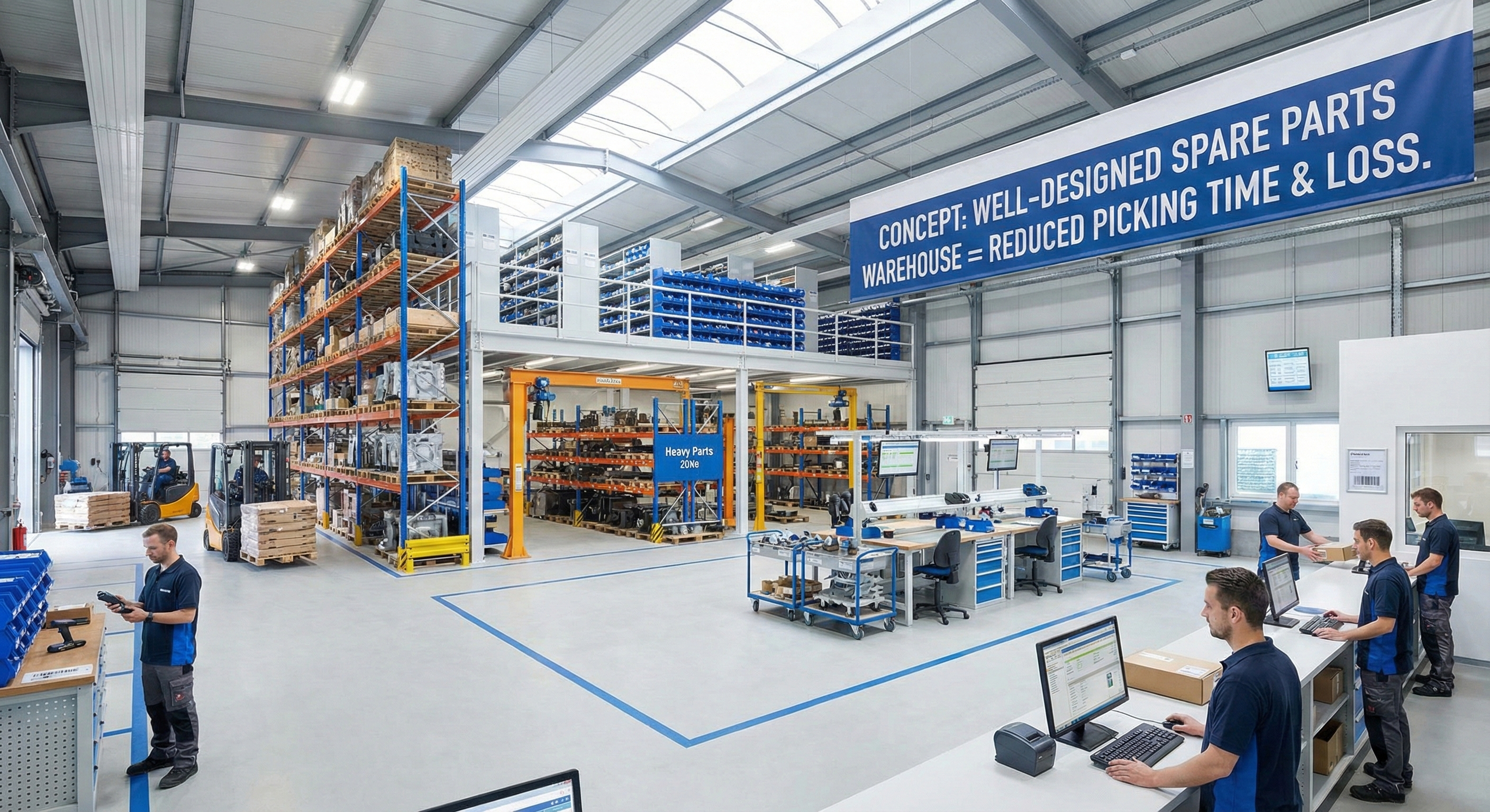 ภาพประกอบ: โกดังอะไหล่